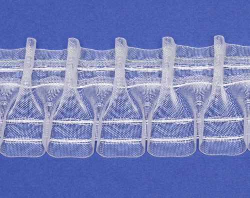 Шторная лента TOSCA 1:2.5 прозрачная