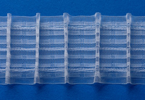 Шторная лента RAMAZOTTI 1:2.0 прозрачная