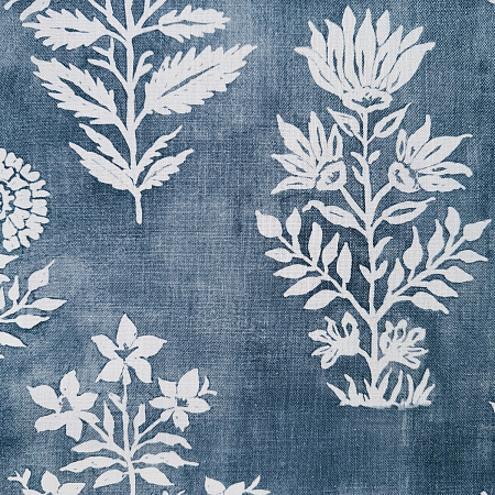 FLORAL BATIK CORNFLOWER BLUE Galleria Arben Синий Голубой