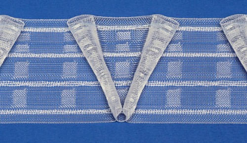 Шторная лента MODERATO 1:2.0 P2 прозрачная