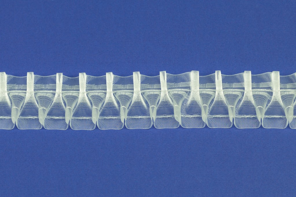 Шторная лента ISOLDE 1:2.5 прозрачная