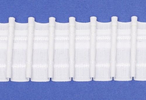 Шторная лента VERDI 1:2.5 белый